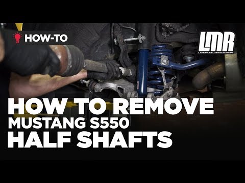 How To Remove Ford S550 Mustang Half Shafts (2015-2023)