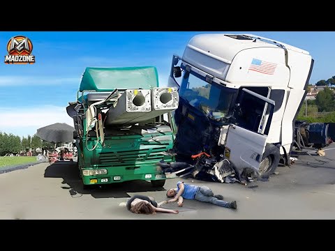 Shocking 2025 Truck Crashes Compilation | Insane Car Crashes and Idiots on the Road
