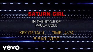 Paula Cole - Saturn Girl (Karaoke)