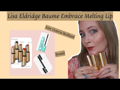 NEW LISA ELDRIDGE - Baume Embrace Melting Lip Colour ALL 5 shades & New Victoria Beckham Smokey Eye