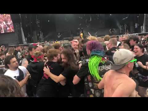 Brutal Wall Of Death at Bloodstock festival 2021 - with Bleed From Within