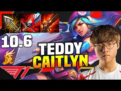 SKT T1 TEDDY PICKS CAILTYN ADC! - SKT T1 Teddy Plays Caitlyn vs Ezreal Adc! | Season 2020 KR SoloQ