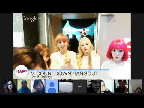 M COUNTDOWN HANGOUT CAM - Backstage