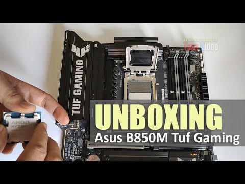 Asus TUF Gaming B850M Plus Wifi unboxing