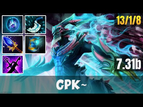 [DOTA] Gpk play [Leshrac] PRO Gameplay | 7.31b | Dota 2 Pro Gameplay