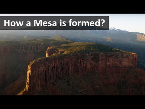 How a Mesa is formed
