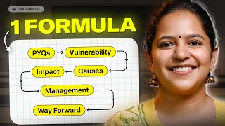 1 Framework = All GS-3 Disaster Management Ans 🚀