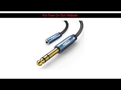 Review MillSO 1/4 to 3.5mm Headphone Adapter TRS 6.35mm 1/4 Male to 3.5mm 1/8 Female Stereo Jack Au