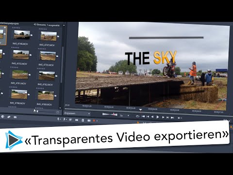 Neu in Pinnacle Studio 23 Transparente Videos exportieren Video Tutorial Deutsch