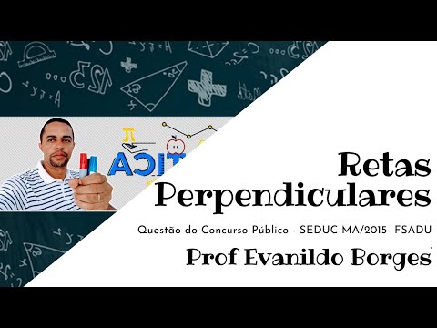 Retas Perpendiculares - SEDUC/MA-2015.