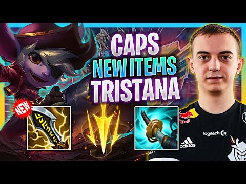 CAPS BRINGS BACK TRISTANA MID! | *NEW ITEMS* G2 Caps Plays Tristana Mid vs Zac!  Season 2023