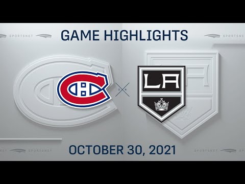 NHL Highlights | Canadiens vs. Kings - Oct. 30, 2021