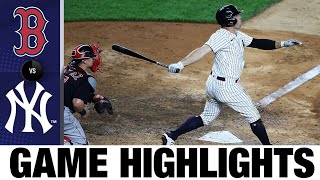 Download the video "Homers back Montgomery in 5-1 win | Red Sox-Yankees Game Highlights 7/31/20"