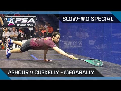 Squash : Slow-Mo Special - MegaRally Combo! Ashour v Cuskelly
