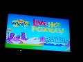 Opening To The Wiggles Live Hot Potatoes 2004 VHS