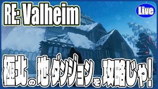 【Valheim】極北の地のダンジョン攻略じゃ！どのみち攻略しないと話にならないという...