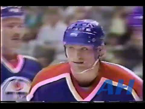 NHL Oct. 28, 1985 Neil Sheehy,CGY v Marty McSorley,EDM (almost) Calgary Flames Edmonton Oilers