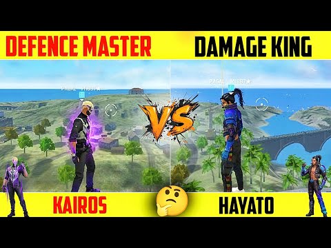 Kairos Vs Hayato Ability Test | which ability is best in freefire