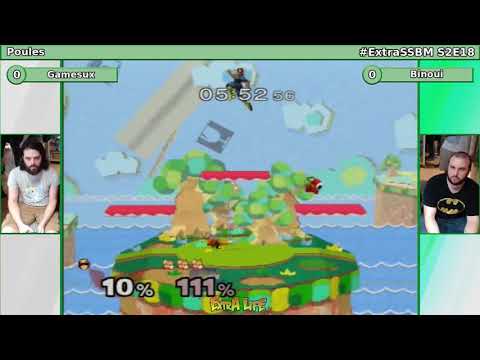 Melee @ Extra Life Café S2E18 - Game Suks (C. Falcon) vs. Binoui (Fox) - Winners Round 2