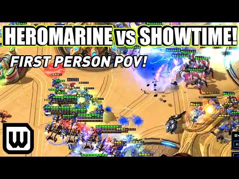Starcraft 2 IEM Katowice 2020 | Heromarine vs Showtime - First Person POV!