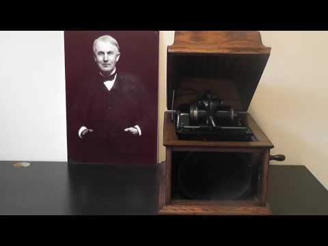 Edison blue amberol cylinder 4494 - Blue Danube Waltz (Piano) by W. Chapman