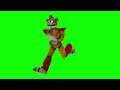 Freddy Running Side Green Screen No Song