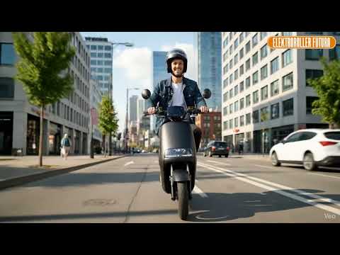 City Go X3 e-scooter, 25/45 km/h, with CarPlay display – play your apps. Electric scooter.