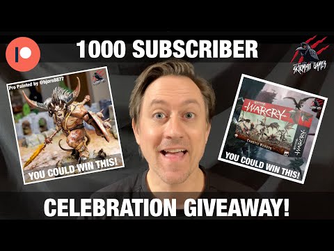 1000 SUBSCRIBER GIVEAWAY! Win A Pro Painted Warcry Ogroid Myrmidon & Chaotic Beasts Set - Thank You!