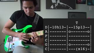 How to play that Tapping Lick from "Bad Horsie"