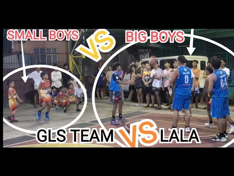 SMALL BOYS VS BIG BOYS || GLS TEAM VS LALA || MOSQUITO VS MIDGET IN BASKETBALL QUARTER FINALS!!