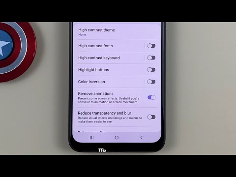 Remove Animations, Reduce Motion on Samsung M31 Android 12