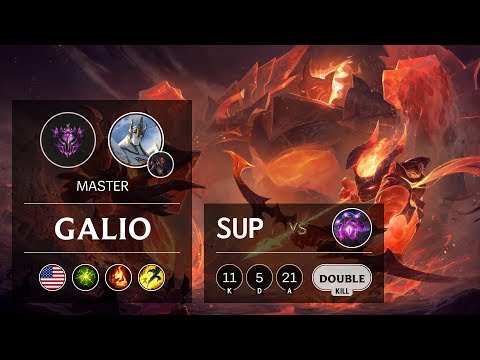 Galio Support vs Vel'Koz - NA Master Patch 9.18