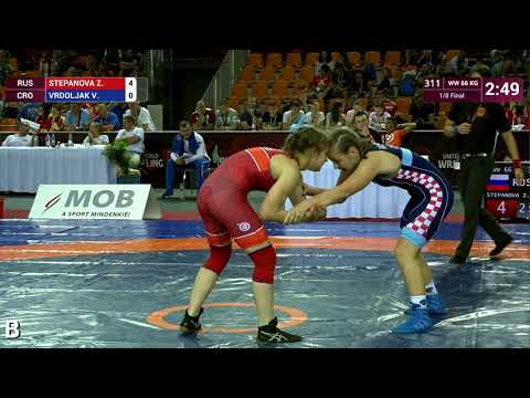 1/8 WW - 66 kg: Z. STEPANOVA (RUS) v. V. VRDOLJAK (CRO)