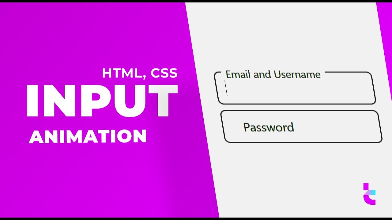 Floating Label Input Animation |  No JavaScript | Label Animations