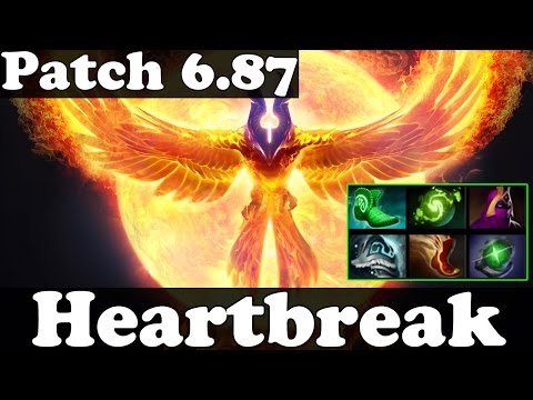 Dota 2 - Patch 6.87 Heartbreak TOP 2 in Dotabuff Phoenix vol 55 - Pub Match Gameplay
