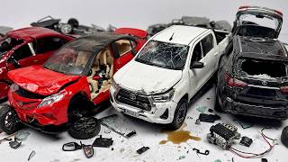 I Destroyed My $2000 Diecast Car Collection 😳 (Tesla, Land Cruiser, Hilux & More)