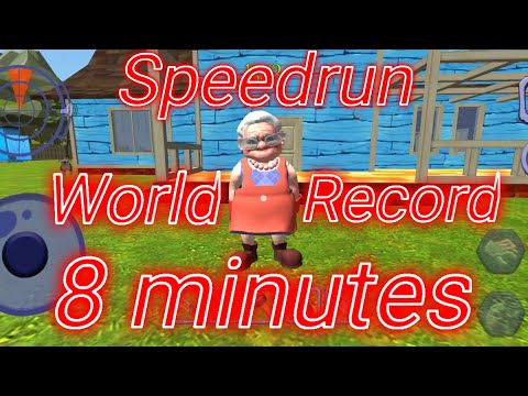 Scary Clown Man Neighbor Seek & Escape - Speedrun Any% 8:00 - World Record - Full Complete Gameplay
