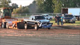 preview picture of video 'MTTP PULLS MOUNT PLEASANT JULY 2013 PRO STREET DIESEL TRUCK CLASS'