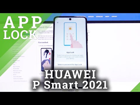 How to Lock Apps with Password in HUAWEI P Smart 2021 – Adjust App Lock