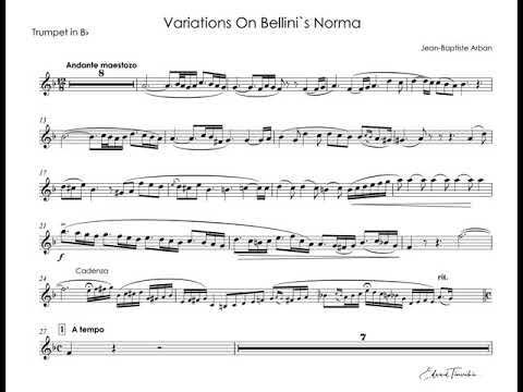 Arban, Jean - Baptiste - Variations Norma Bellini - Russell Gray cornet