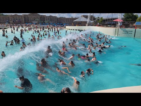 super intense wave of Poseidon's Rage wave pool (August 17th, 2021)