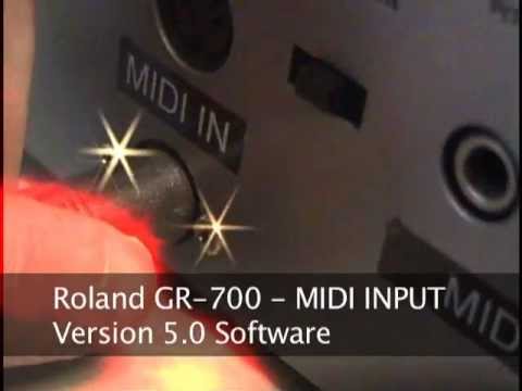 Roland GR-700 Analog Guitar Synthesizer with MIDI input Mark Tsurata Modification image 6