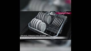 LG Top Control Dishwasher with QuadWash™ and EasyRack™ Plus Stainless Steel LDB4548ST Picture