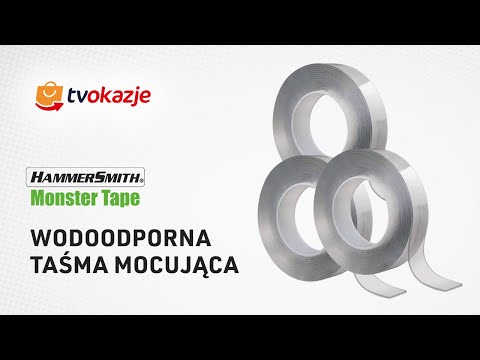 Dwustronna taśma mocująca Monster Tape w TV Okazje