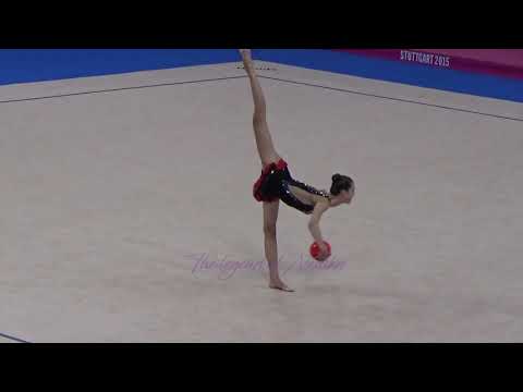 Xenia KILIANOVA (SVK) ball - 2015 Stuttgart worlds Qualifs