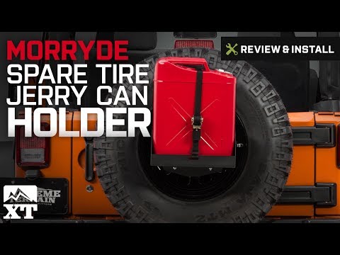 Jeep Wrangler MORryde Spare Tire Jerry Can Holder (1987-2017 YJ, TJ, JK) Review & Install