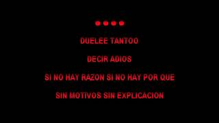 Ana Gabriel Yo No Te Dije Adios Karaoke