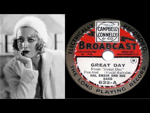 78 RPM – Hal Swain and His Band – Great Day (1930)