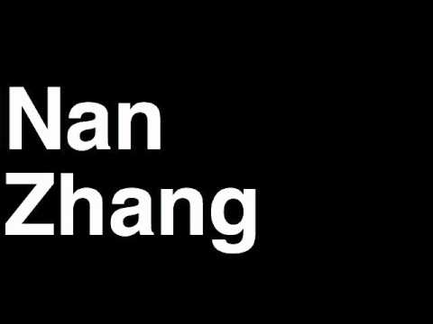 How to Pronounce Nan Zhang China Gold Medal Badminton Doubles London 2012 Olympics Video