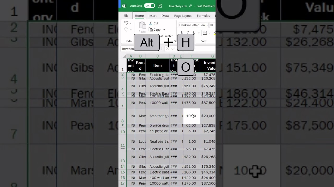 Optimize Excel: Auto-Size Rows & Columns Easily